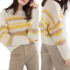 & Other Stories oversized chunky open knit mohair sweater